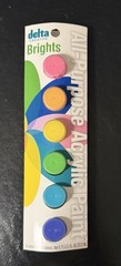 Delta Creative Brights 6 Colors 0.75 US fl oz All Purpose Acrylic Paint – A2000