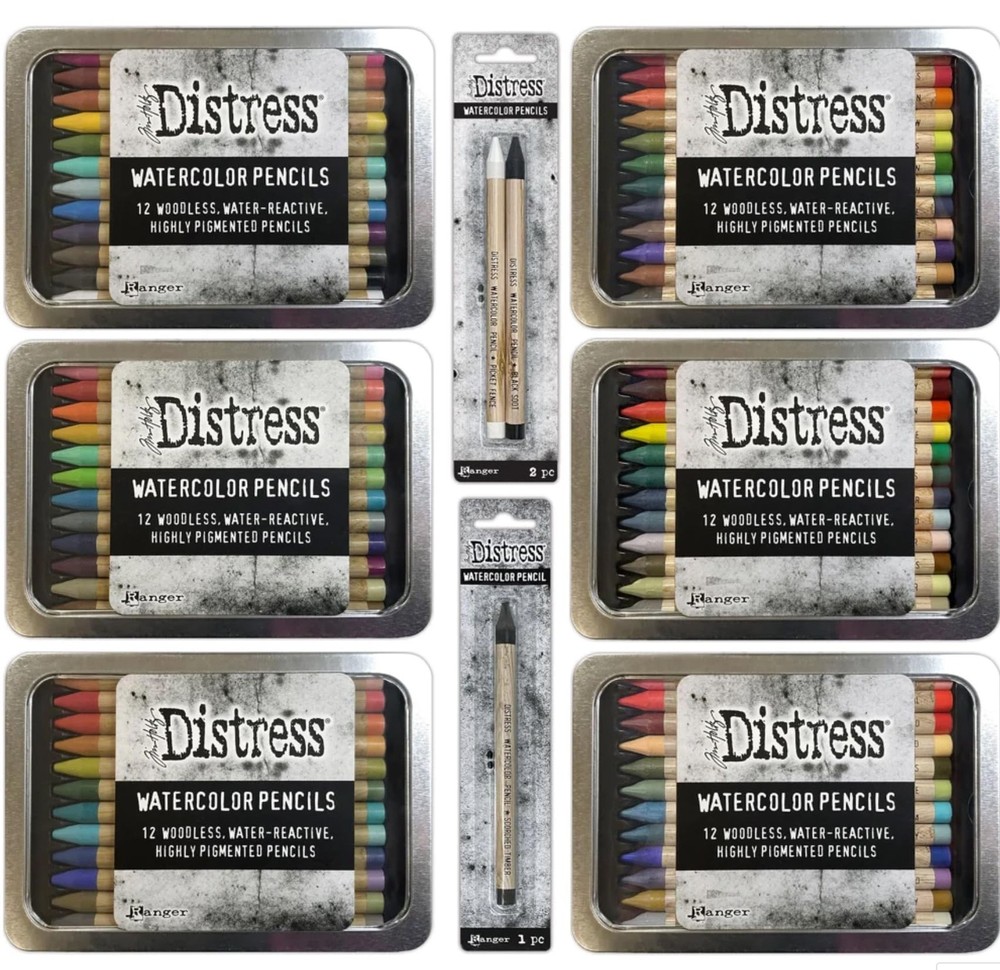 Ranger Ink Bundle – Tim Holtz Distress ALL available Watercolor Pencils 75
