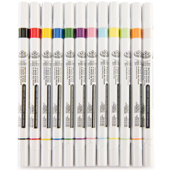 Royal & Langnickel – 12pc Dual Tip Acrylic Paint Marker Set, Primary and Neon Co