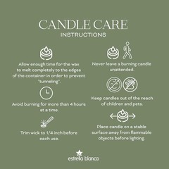 7oz Eucalyptus and Sage Scented Candle, Candles 4 inches x 3.75 inches, White