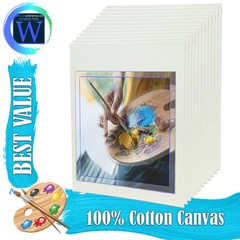 Artist Canvas Panels Boards White Black 4×4 8×10 9×12 11×14 16×20 18×24 24×36