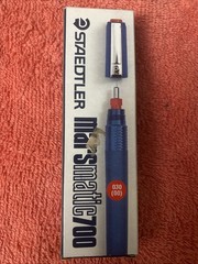 Staedtler Marsmatic 700 Technical Pen 030 Red NIB .30mm Vintage New