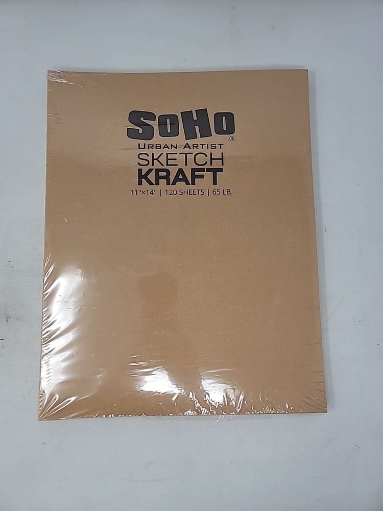 Soho Urban Artist Sketch Kraft Open Bound Sketch Pads 11″x14″ 120 Sheets