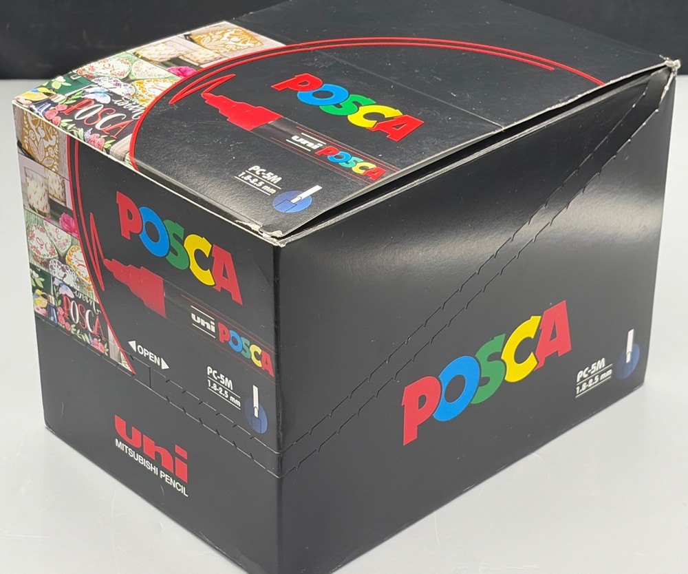 Uni POSCA PC-5M Paint Marker Master Box 80 Markers (10×8pc Packs) Made In Japan
