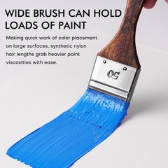 25pcs Paint Brush Set, Fuumuui Acrylic Paint Brushes, Professional Artist Se…