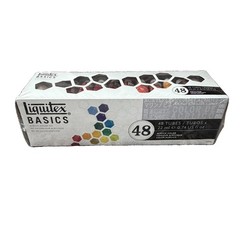 NEW 48 Liquitex BASICS Acrylic Paint Tube Set EACH 22ml/0.74 Oz Art Crafts