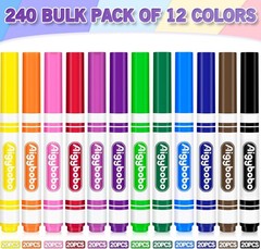 Washable Coloring Markers for Kids Classroom Drawing Painting Art Supplies