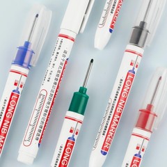 15 Pcs Long Nib Marker, 20 mm Head Deep Hole Marker Pens, Fine Colorful