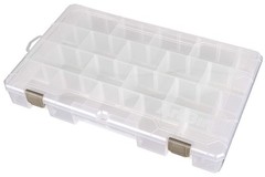 Storage Box 14.125 x 9 Clear Plastic Craft Organizer Dividers ArtBin Large Case