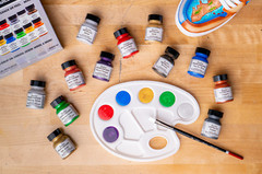 ANGELUS ACRYLIC LEATHER PAINT PEARLESCENT AND METALLIC PAINT KIT – FREE POSTAGE