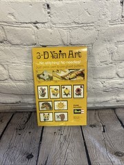 Vtg Revell 3-D Yarn Art Kit 1970s Pony Horse Y7404 Mid Century Wall Decor 6×8
