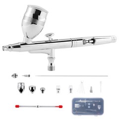 Uimoso Airbrush Gun0.3/0.5 mm Dual Action Gravity Feed Airbrush Kit for Nail Art