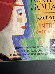 Maimeri Artist Gouache Extrafine Intro Set 8 Colors + Fixative Tempera Italy