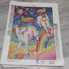 Unicorns DIY Full Round Drill 30x40cm Diamond Painting