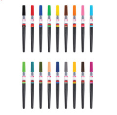 Pentel Arts Color Brush calligraphy Pens XGFL 18 Colors Choose Each Color