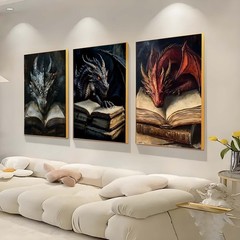 4 Packs Diamond Painting Kits for Adults-5D Dragon Diamond Art Kits for Adults..