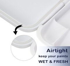 Airtight 18-Well Watercolor Palette – Perfect for Artists & Students