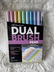 Tombow Professional Dual Brush Pens (9 plus blender pen) Pastel Palette 56187