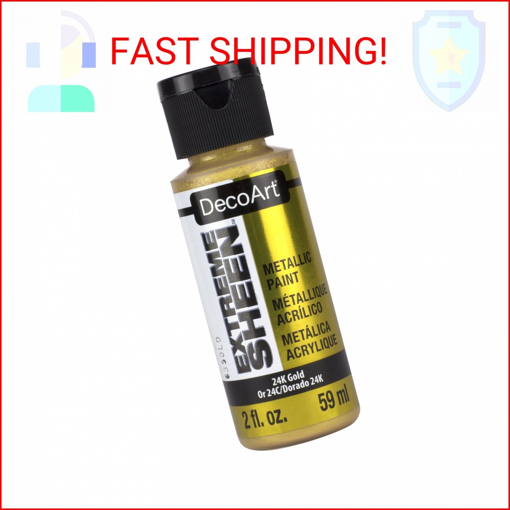 Decoart Extreme Sheen Paint- 24k Gold, 2fl oz