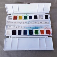 PRANG Professional 16 Semi-Moist WATERCOLORS Set Made in USA
