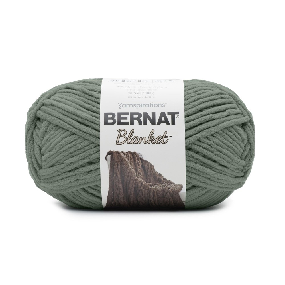 Yarn Bernat Blanket BB Bulky Weight Smoky Green 16111010855