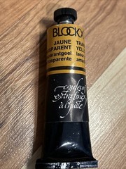 BLOCKX Transparent Yellow Oil Color 35ml New Old Stock Vintage 23.611