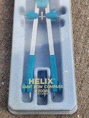 Vintage Helix Giant Bow Compass #20081 With Unopened Original Box & Extra Lead