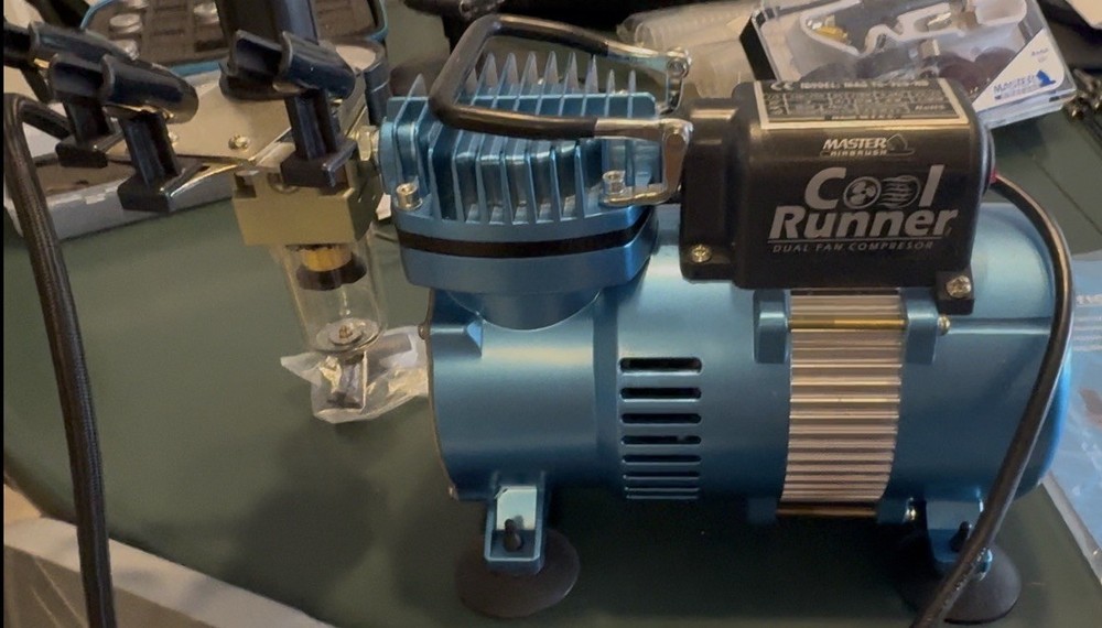 Master 3 Airbrush X3, Air Compressor, Fume Hood, Models X2 & Many Accessories!