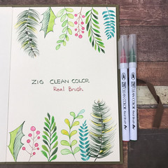Kuretake ZIG Clean Color Real Brush Watercolour Pen
