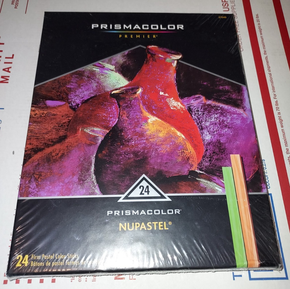 Prismacolor Premier NUPASTEL 24 Firm Pastel Color Sticks Box Opened Ununsed