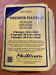Masterson Sta-Wet Premier Palette Sponge 12×16″ Refills pack of 3 BRAND NEW
