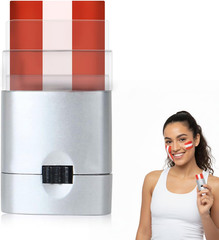 Patriotic Face Paint Sticks, White Red Canada Flag Paints Sticks for Football Fa