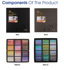 MUNGYO Artist Soft Oil Pastel Set 120 Colors MOPV-120P | Gallery Grade | Korea