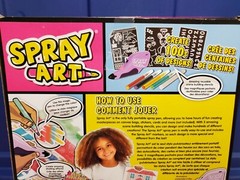 Goliath Spray Art Deluxe Set Portable Airbrush Spray Art 15 Pc Art & Craft Kit