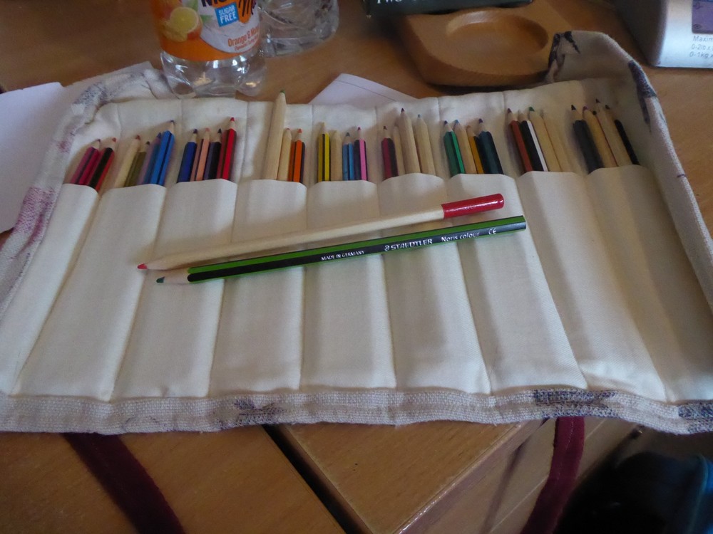 Brand New roll of colouring pencils Staedtler and case