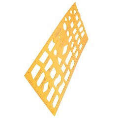 Utoolmart Geometric Drawing Template, Measuring Rulers, Plexiglass Measuring …