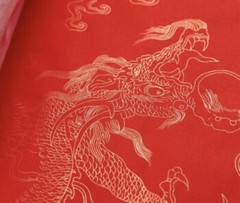 Red Xuan Rice Paper Chinese New Year Decoration Calligraphy Write Sheet x2