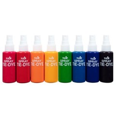 Tie Dye Kit 8 Pack Instant Spray Rainbow No Heat All Fabrics Tulip Fast