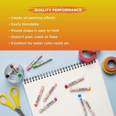 Cray-Pas Junior Artist Oil Pastel Colorpack, 432 Pc, Colors may vary, Count
