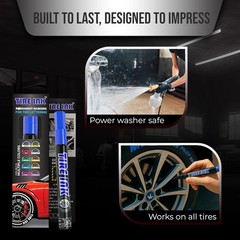 Permanent Paint Marker for Car Wheels – Blue Ink