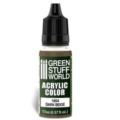 Green Stuff World Acrylic Color Dark Beige 1854