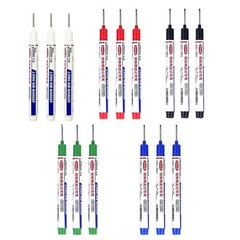 15pcs Long Nib Marker Pens 20mm Waterproof Carpenter Woodworking Tool