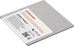 6×6 Inch Legion Artist Panel 1/8 Composite Brushed Aluminum Cotton Paper Art