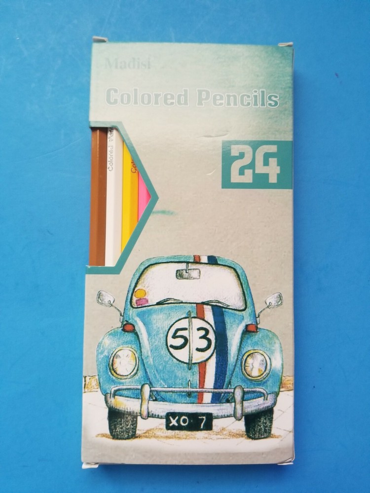 Madisi 24 Pack Of Colored Pencils Non Toxic New