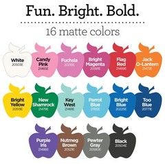 Apple Barrel 16 Pack Acrylic Paint Set 2 Oz Multicolor Matte Finish