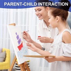 Stretched Canvas for Painting Multi 5 Pack Square Canvas 4×4, 6×6, 8×8, 10×10…