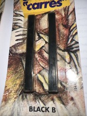 Lot Of 5 conte CRAYON CARRES PACKS BLACK WHITE SANGUINE GREY BISTRE See Pics