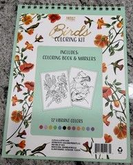 Artist Concept -Birds Coloring Kit With Dual-ended Alcohol Markers