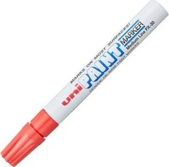 36 Markers | Uni-Paint PX-20 Oil-Based Paint Marker, Medium Line, RED