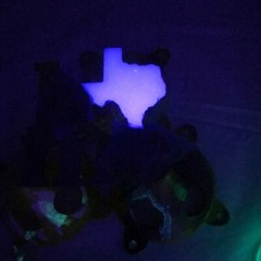 1oz GLOW IN THE DARK LILAC INVISIBLE PIGMENT POWDER CRAFT RESIN